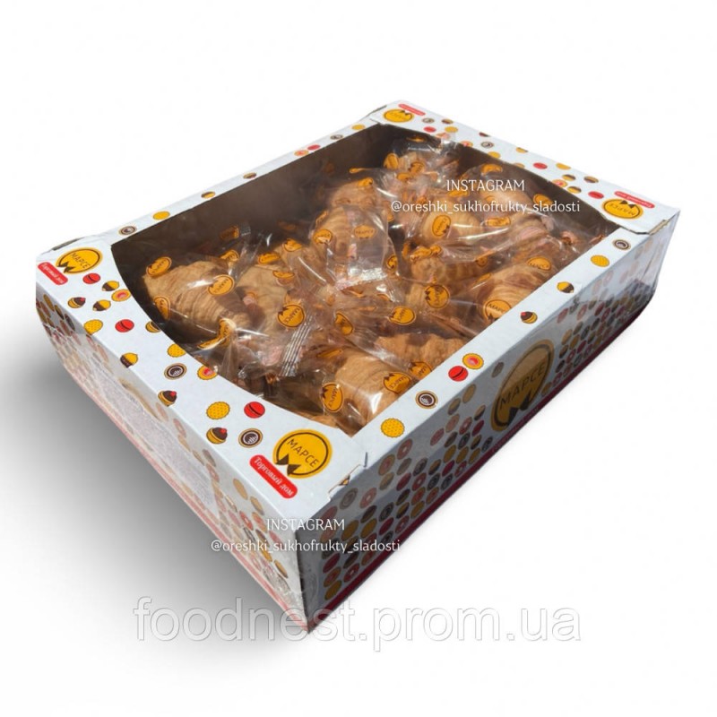 Круасани з начинкою (ящик 1,2 кг)