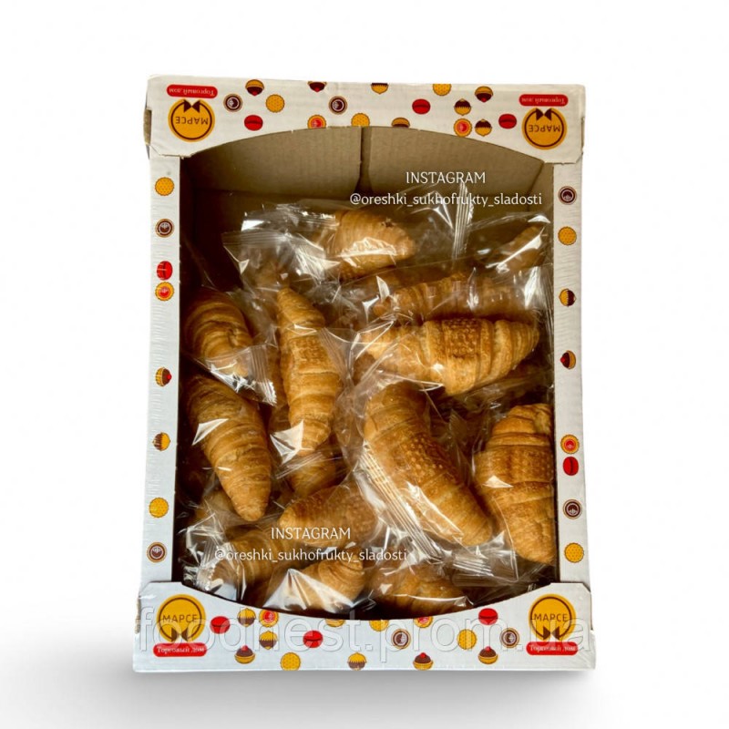 Круасани з начинкою (ящик 1,2 кг)