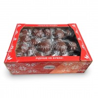 Зефір «Родина» в кондитерській глазурі (ваговий, фасований в плівку) ящик 3 кг