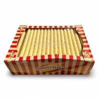 Кукурудзяні трубочки «Хрустяшка» (начинка на вибір) ящик 1,9 кг