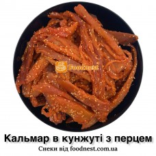 Кальмар в кунжуті з перцем 