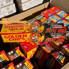 Чіпси золотисті Жайвір ''Телятина з аджикою'' | Чіпси до пива| Чіпси по 100 грам | Чіпси в асортименті