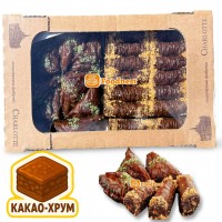 Пахлава ''Какао-Хрум'' ящик 1,2 кг | Пахлава асорті | Пахлава з какао | Пахлава Хрум