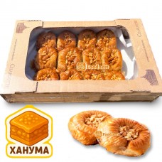 Пахлава ''Ханума'' ящик 1,1 кг | Пахлава з подрібненими арахісом та волоським горіхом