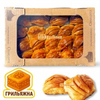 Пахлава ''Грильяжна'' ящик 1,35 кг | З смаженим подрібненим ядром соняшнику